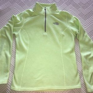 quarter zip north face jacket - bright yellow(: